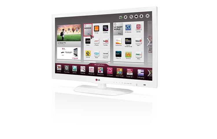 Vue avant de 29&#34; (74cm) | TV Edge LED | HD Ready | Smart TV | MCI 100 | WIFI LG 29LN460R