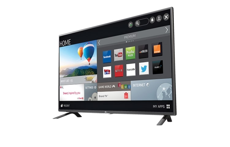 LG 32 pouces (80cm) | TV LED Full HD | Smart TV Netcast 4.5 | Design Metal | 3 entrées HDMI | 3 ports USB 2.0 | Son Virtual Surround, LG 32LF5800