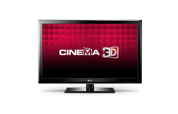 Vue avant de 32&#34; (81cm) | TV Direct LED | Full HD | Cinema 3D | MCI 100 | HDMI | DLNA | Dual PLAY LG 32LM3400