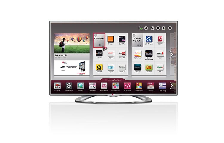 Vue avant de 32&#34; (80cm) | TV Direct LED | Full HD | Smart TV | MCI 200 | WI-FI LG 32LN613S