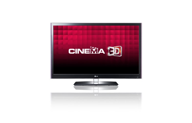 Vue avant de Téléviseur 3D LCD LED, TV Cinéma 3D, 106cm (47 pouces) LG 42LW5500