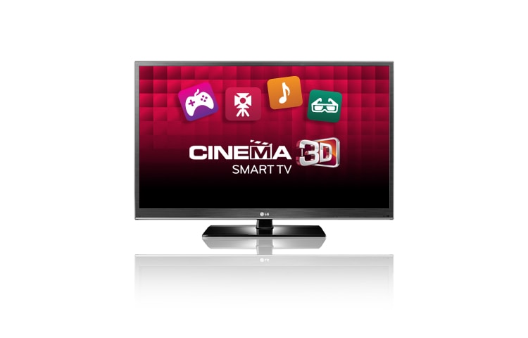 Vue avant de Téléviseur Plasma 107cm (42 pouces), 3D, Smart TV LG 42PW451