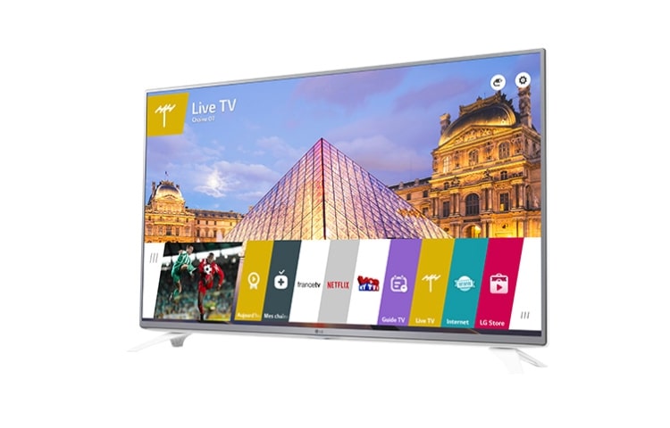 LG 43 pouces (108cm) | TV LED Full HD | Smart TV WebOS | WiFi | 2 ports USB | 2 entrées HDMI | Design Metal, LG 43LF590V