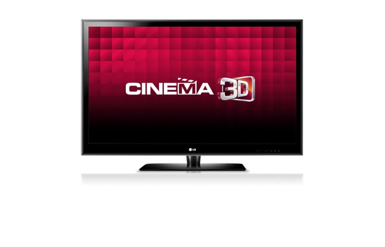 Vue avant de Téléviseur 119 cm (47 pouces) 3D actif LED Plus LG 47LX6500