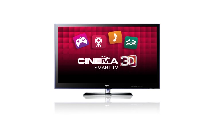 Vue avant de Téléviseur Plasma 127 cm (50 pouces) 3D, connecté et DLNA LG 50PX950N