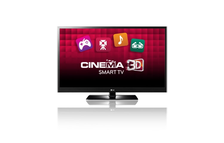 Vue avant de Téléviseur Plasma 127cm (50 pouces), 3D LG 50PZ250
