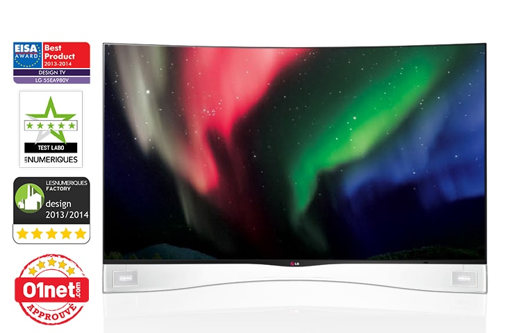 LG TV OLED INCURVÉE 55EA980V
