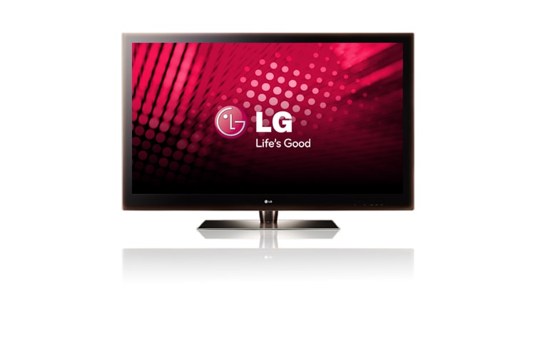 Vue avant de Téléviseur Edge LED 140 cm (55 pouces) connecté et DLNA LG 55LE7510