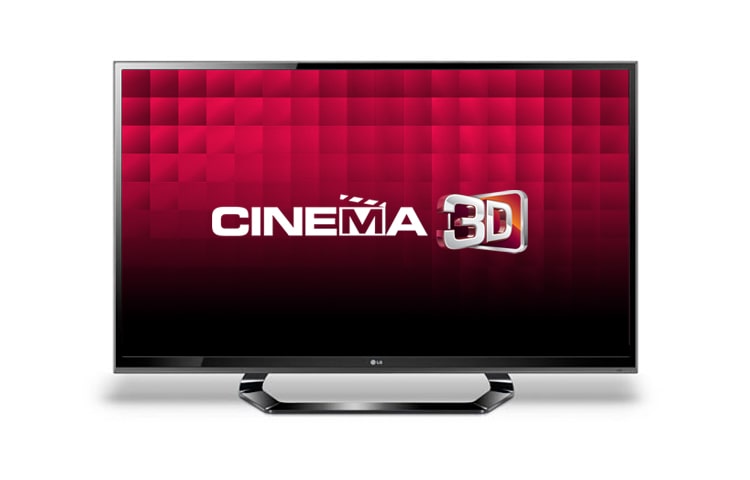 Vue avant de 55&#34; (140cm) | TV Edge LED | Full HD | Cinema 3D | MCI 200 | Smart Share | DNLA Certifiée LG 55LM615S