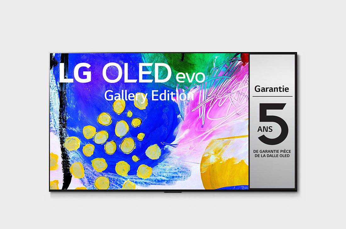 LG TV LG OLED evo G2 | Gallery Edition | 2022 | 65'' (164 cm) | UHD | Processeur α9 Gen5 AI, LG OLED65G26LA