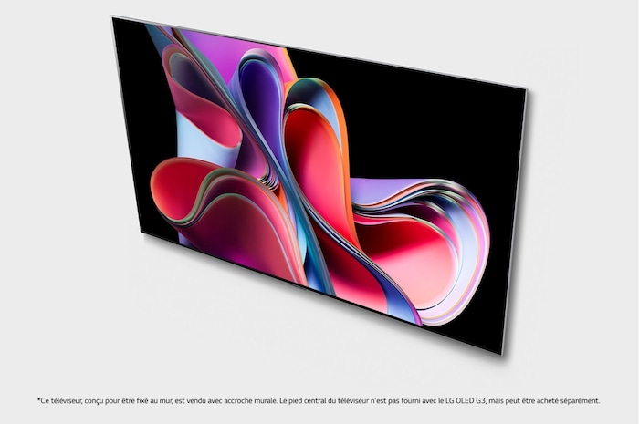 LG TV LG OLED evo G3 | 4K UHD | 2023 | 77’’ (195 cm) | Processeur α9 AI Gen6, LG OLED77G36LA