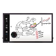 Vue avant de Tableau numérique interactif LG 55TC3D-B