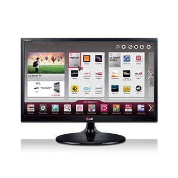 Vue avant de TV LED HDTV 1080p Smart TV 24 pouces LG 24MS53S