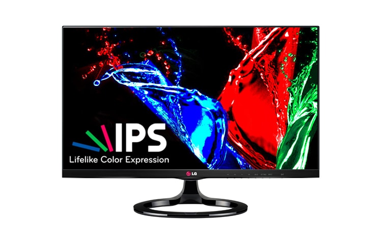 Vue avant de TV LED HDTV 1080p Cinema Screen 27 pouces LG 27MA73D