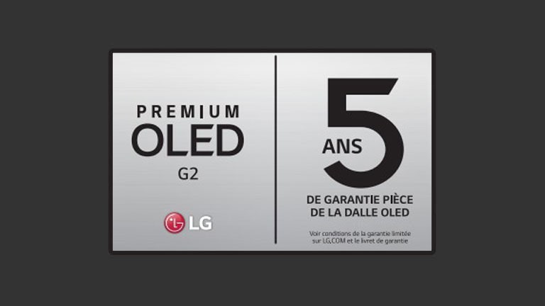 Logo de garantie de 5 ans de la dalle