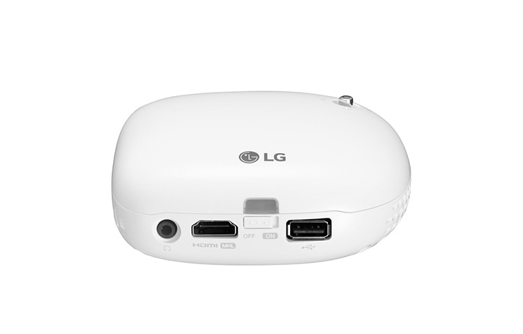 LG Pico-projecteur LED | 100 Lumen | WVGA | Batterie intégrée 2h | HDMI | USB multimedia | File viewer | Screen share, LG PV150G