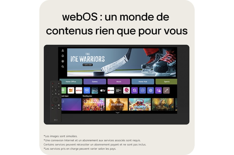 webOS : un monde de contenus rien que pour vous