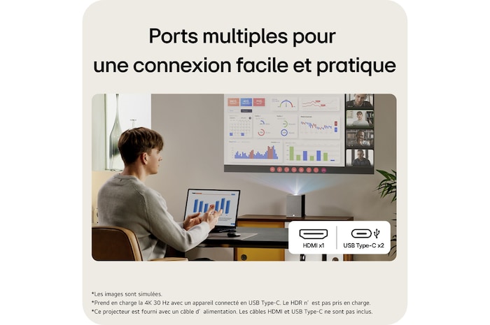 Ports multiples pour une connexion facile et pratique