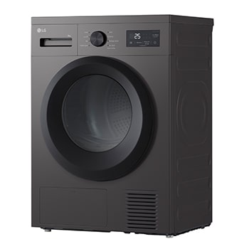 image showing the moisture-sensing and automatic drying time setting feature. Shows a half-dry blouse with a water drop icon, and a dryer drum in the background. Text reads 'Sensor Dry': Detects moisture in clothes and automatically sets drying time.