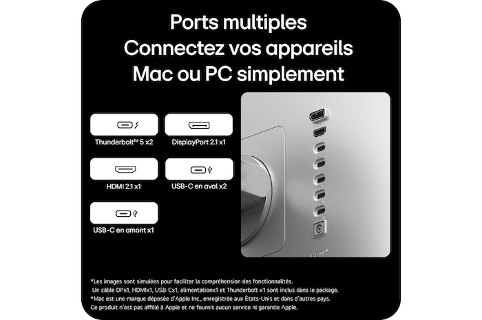 Chaque nuance de couleurs parfaitement restituee