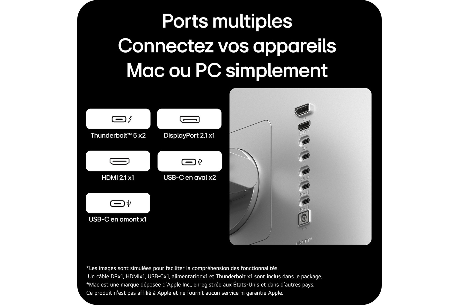 Chaque nuance de couleurs parfaitement restituee