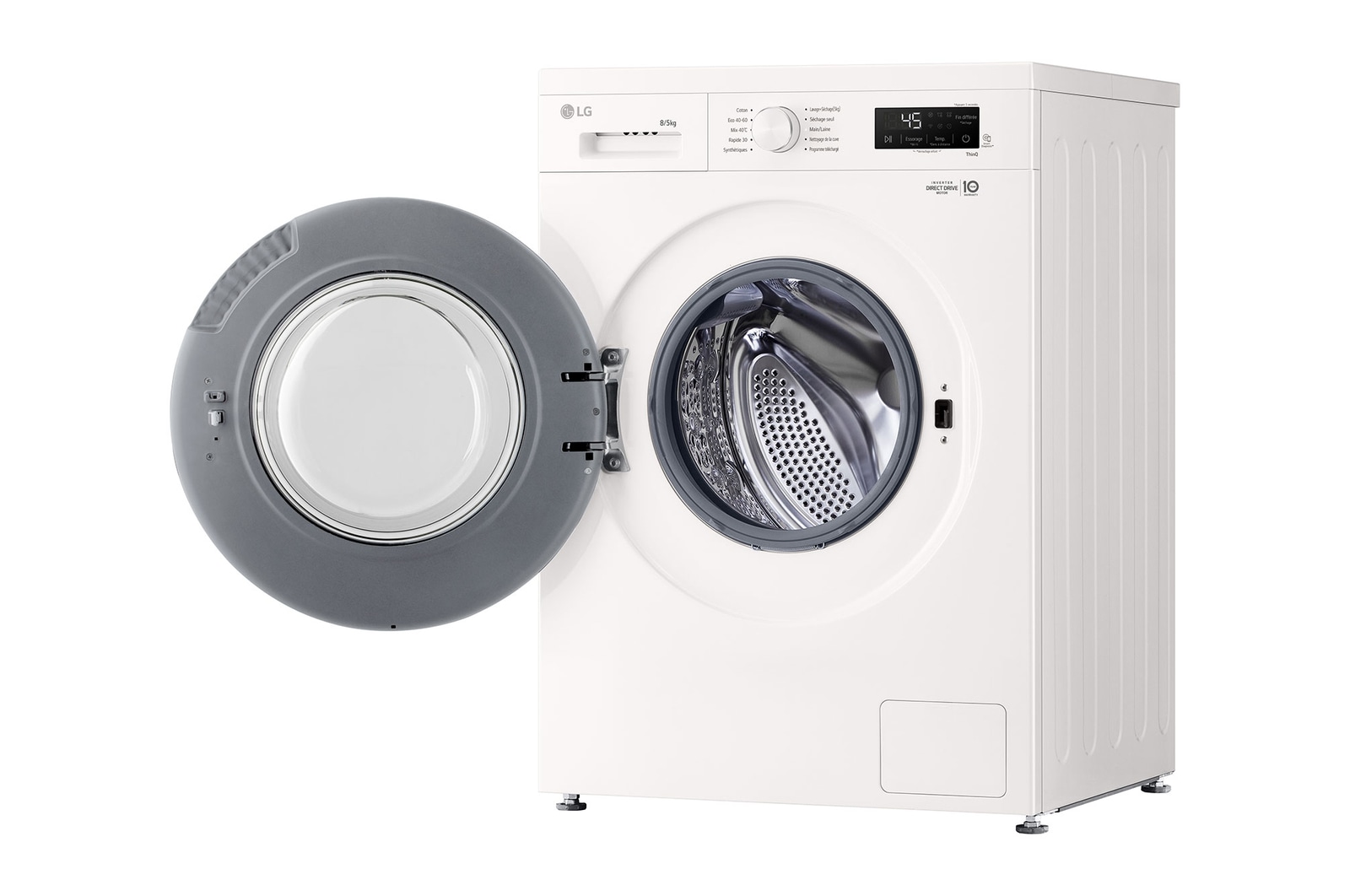 LG Lave-linge séchant 8/5 kg | Steam™, LG F854B13WHS