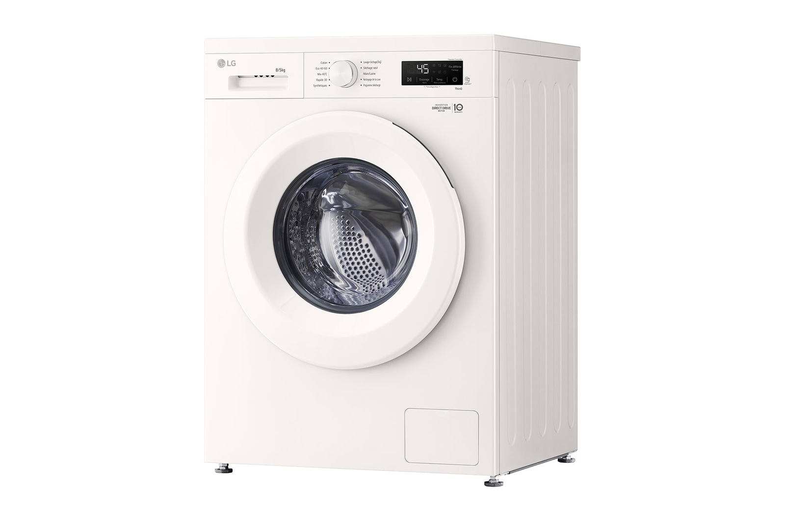 LG Lave-linge séchant 8/5 kg | Steam™, LG F854B13WHS