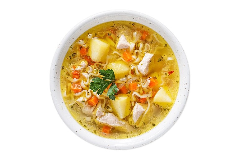 Soupe au poulet