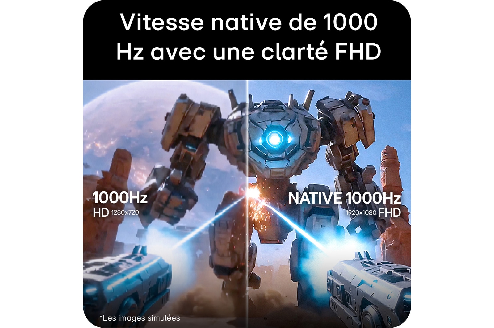 La première FHD NATIVE 1 000 Hz au monde