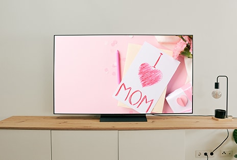 TV placée dans un salon