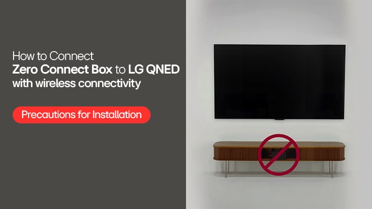 Zero Connect Box user guide (Precautions for installation)