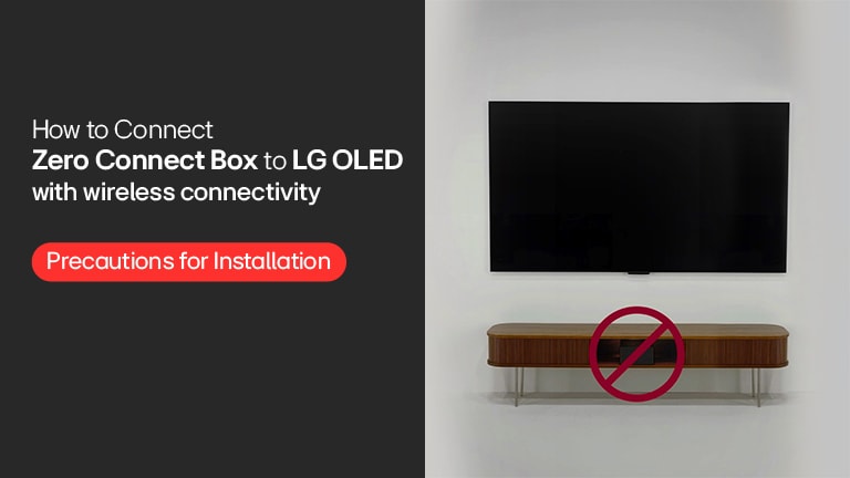 Zero Connect Box user guide (Precautions for installation)
