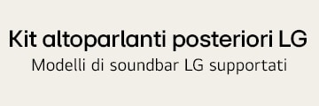Modelli di soundbar LG supportati