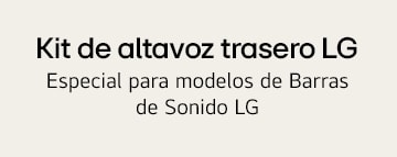  Especial para modelos de Barras de Sonido LG