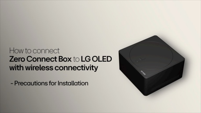 Zero Connect Box User Guide(Precautions for installation)