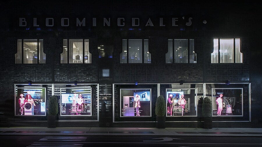 photograph of overall building of bloomingdale's department store