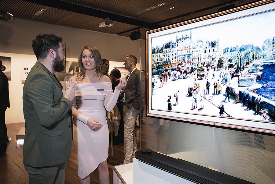 people are talking about lg signature oled tv at launch event in sydney