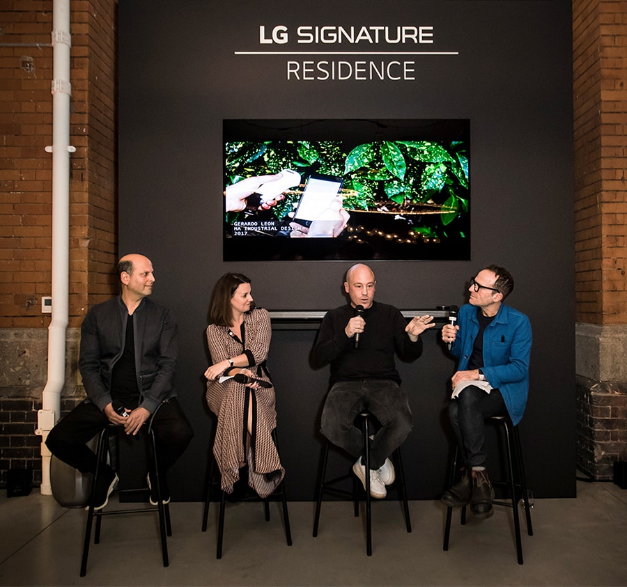 The scene of highlighting panel talk consisted of respected architect, famous presenter and renowned artist at the premium event held in London