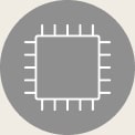 An icon of an α11 AI Processor