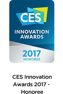 badge icon of winning innovation awards at ces 2017