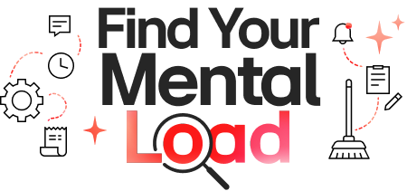 Mental Load Finder magnifying glass illustration