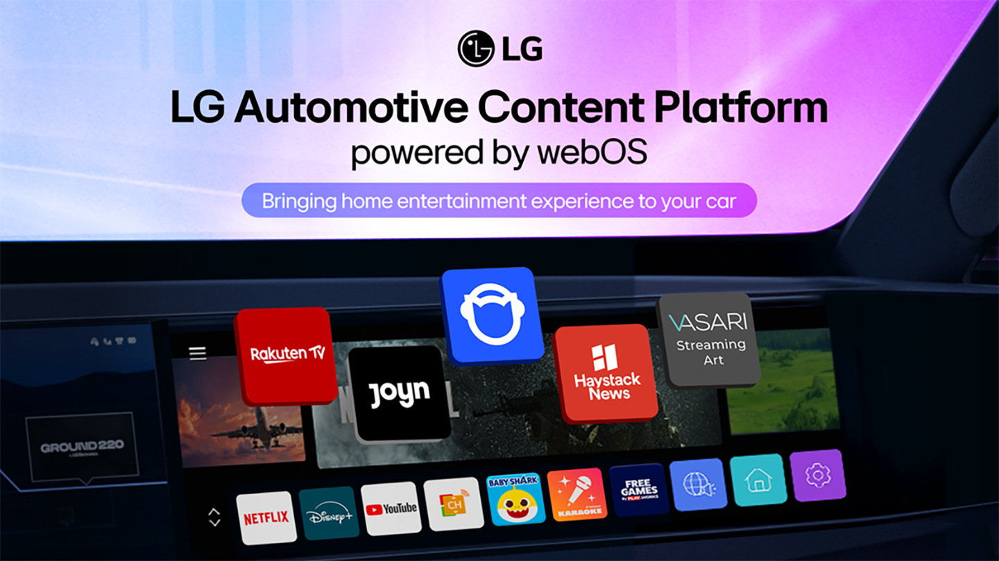 LG Brings Premium Streaming to New Kia Models in Europe With webOS Automotive Content Platform