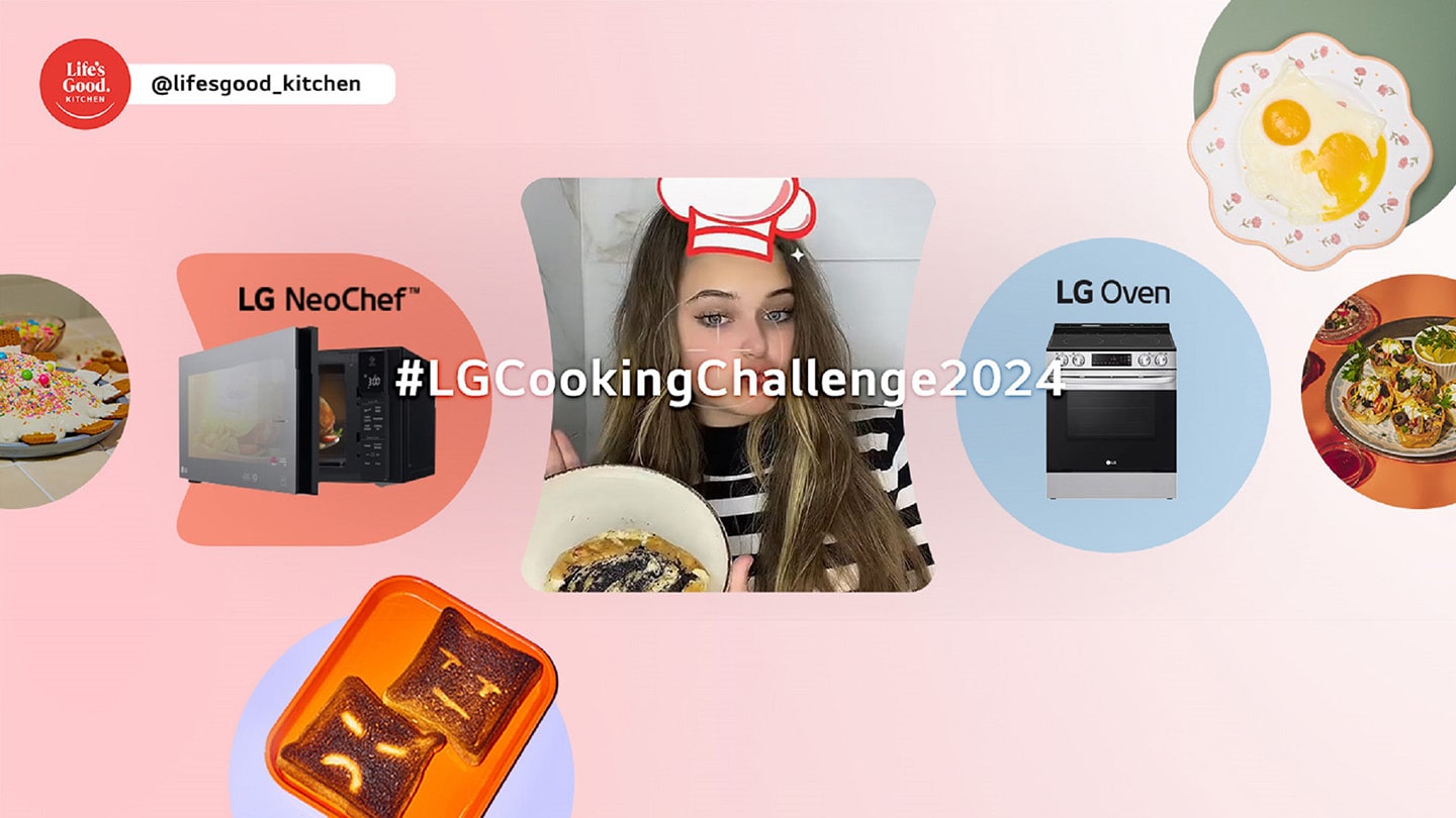 An illustration of 'LG Cooking Challenge 2024' 