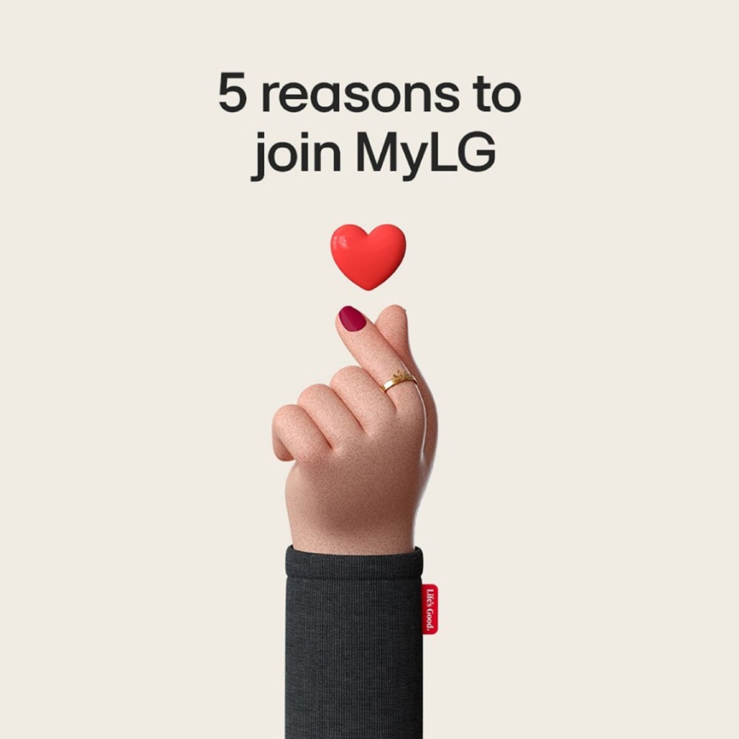 An illustration of a heart shape made with fingers 