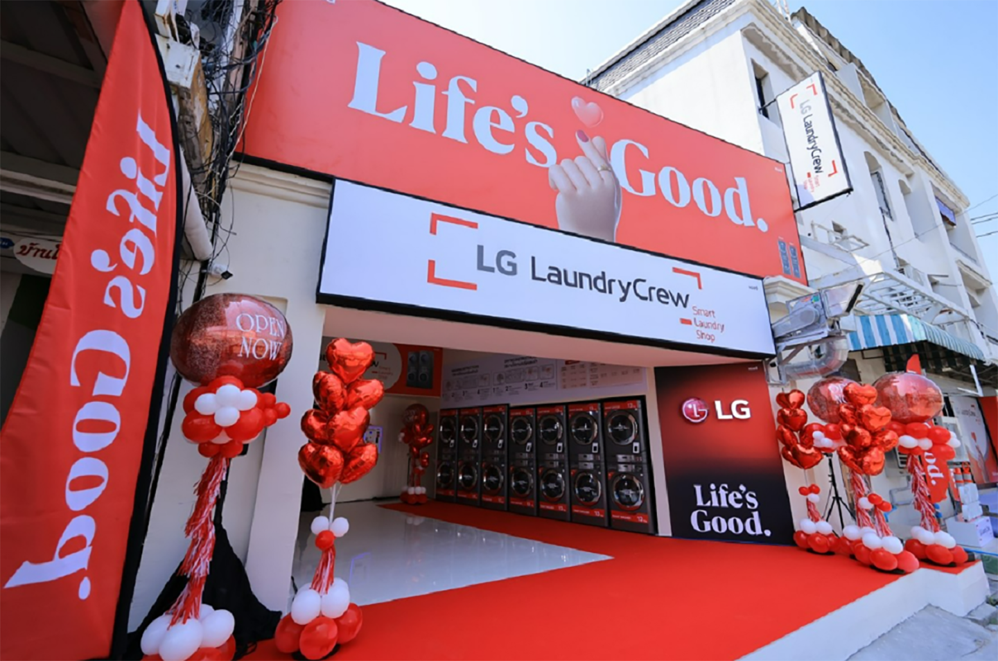 A photo of laundromat franchise venture in Thailand