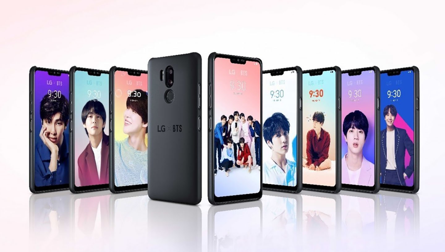 EXCLUSIVE BTS CONTENT AVAILABLE ONLY ON LG SMARTPHONES