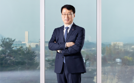 A photo of James Lee, President of LG Electronics ES Company, smiling with his arms crossed