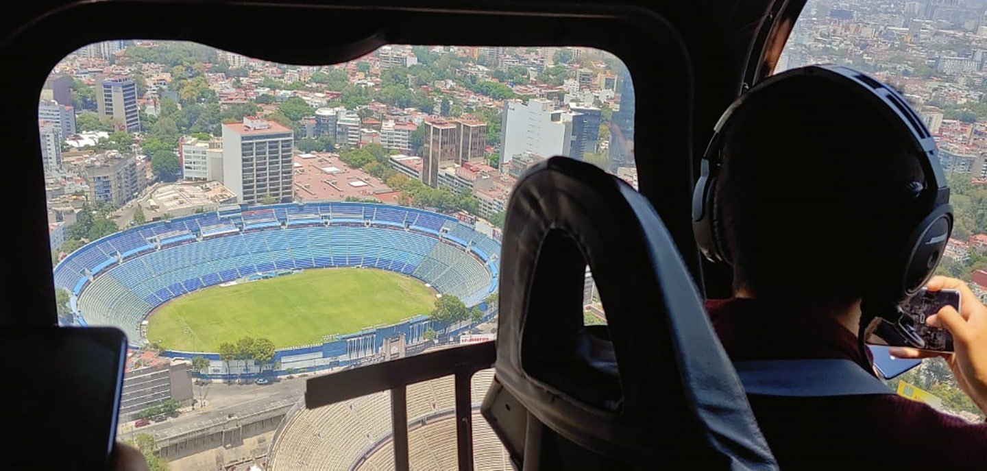 EXPERIENCING MEXICO CITY FROM A BIRDS-EYE VIEW WITH LG Q60