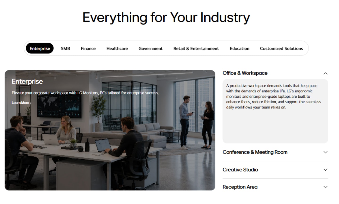 Finding the Right Fit: Explore LG's New Digital Hub — Monitors and PCs for Business