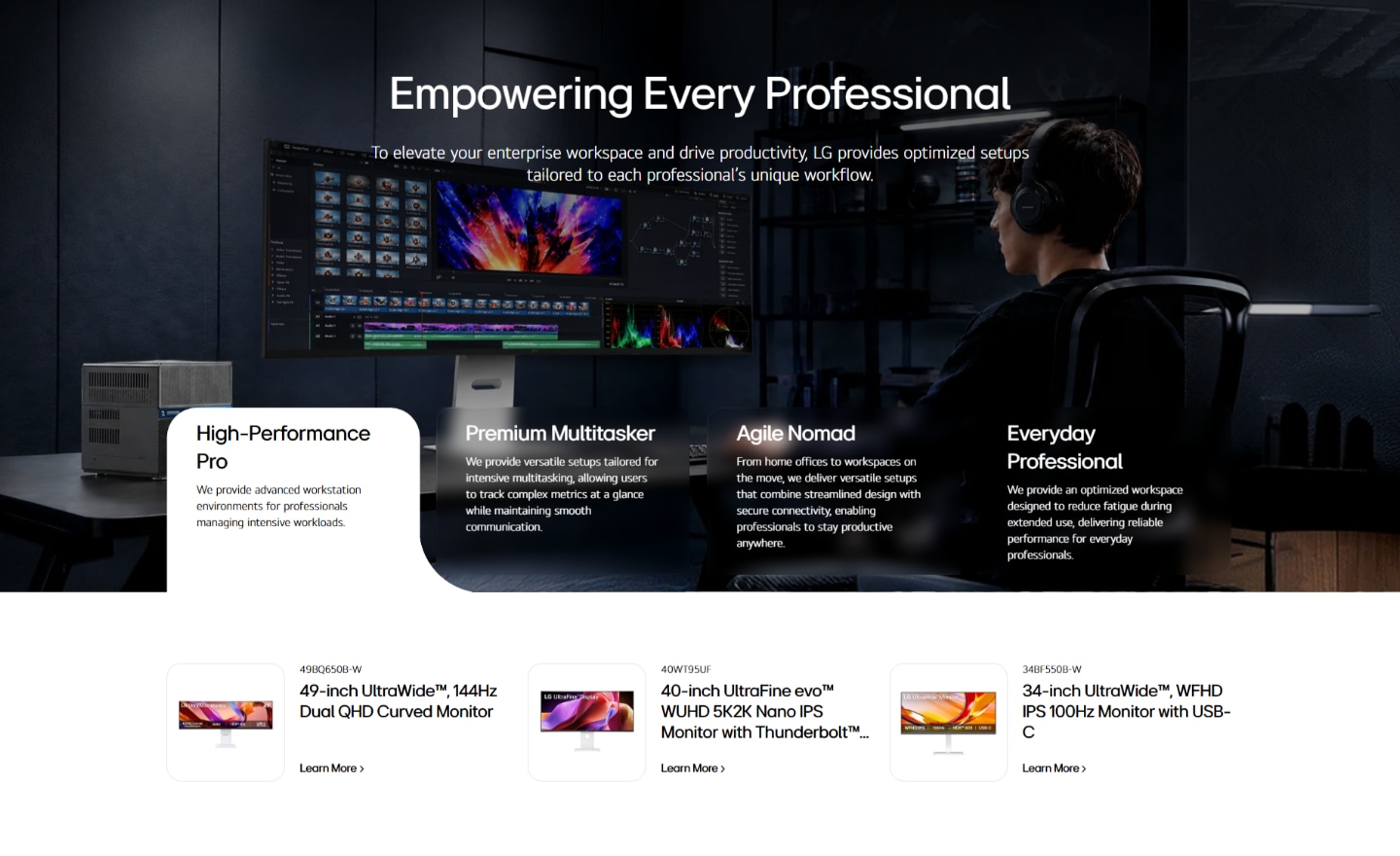 Finding the Right Fit: Explore LG's New Digital Hub — Monitors and PCs for Business